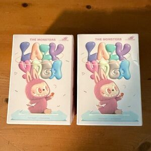 LABUBU Lazy Yoga NIB 

This listing is for one, I have 2 available